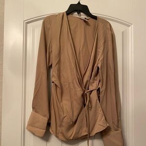 H&M Tan Women's Wrap Blazer